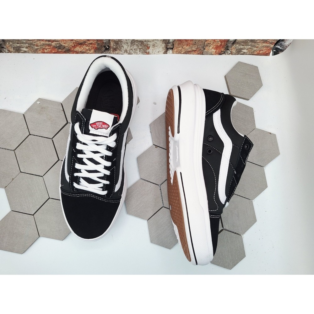 Vans Old Skool Overt ComfyCush Black White Chunky Sneakers 2022 Women's 7.5 Over - Picture 9 of 10